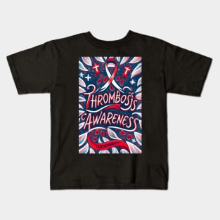 Thrombosis Awareness Ribbon of Hope Kids T-Shirt